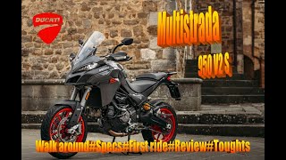 DUCATI Multistrada 950 V2 S 2022 #firstride#testride​​#ride along#specs​​​#toughts