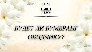 БУДЕТ ЛИ БУМЕРАНГ ОБИДЧИКУ?