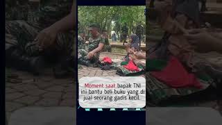 Momen Pedagang Buku Diboran Jualanya Oleh TNI #shorts #berita #tni #informasi #trending