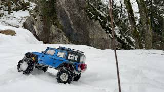 ENFIN LA NEIGE!!! Trx4 Bronco Traxx/Absima Sherpa/Axial Unimog (EPISODE 1)