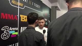 James Gallagher Media Scrum at Bellator 187 : Talks return, McGregor's cage invasion and more