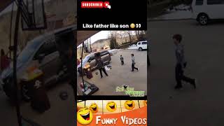 This is the legit like father like son #funnyvideos #trend #homefunniestvideos #viral #funny