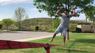 New Workout Routines - Slacklifting - Weightlifting On A Slackline