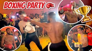 WE WENT TO A BOXING PARTY & @JoshButlerTv TOOK THE W! 🏆🥊 FT. @Jonquall