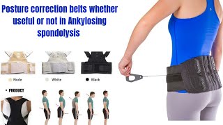 Hlab27 Ankylosing spondylitis posture correction belt Is belt helpful in Back pain acute vs Chronic?