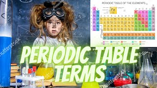 The periodic table 02|Classification of elements|Periodic table terms,periodic table explained easy