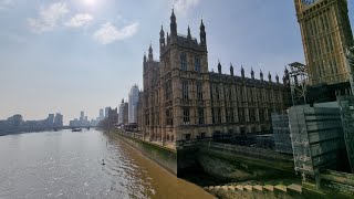 vauxhall/millbank to Westminster virtual walk 4k HDR10+