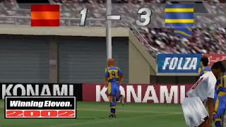 Parma vs Roma | Adriano hattrick | Winning Eleven PS1 | 2002