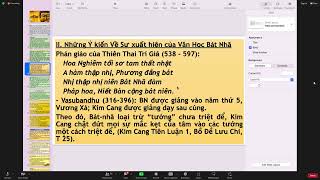 Tư tưởng văn học Bát-nhã Buổi 1, Phần B