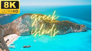 Greek Islands 2023: Discover the Glittering City Lights in Ultra HD 8K Drone Video.