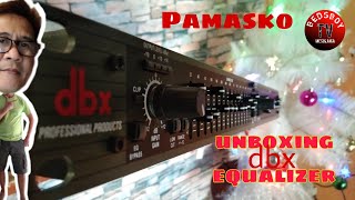 dbx equalizer unboxing||Pamasko