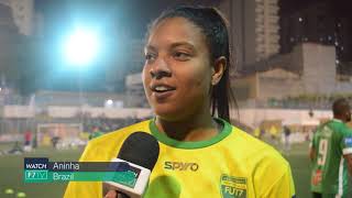 Nations Cup - Aninha (BRA) comments on game against refugees