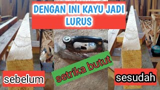 CARA CEPAT MELURUSKAN KAYU BENGKOK // SANGAT MUDAH