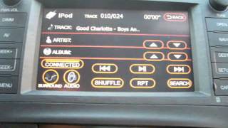 Fly audio head unit demo Prius 2011