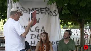 PLATAFORMA SINDICAL EN APOYO A CHARLES Y RUBÉN, BOMBEROS EN HUELGA DE HAMBRE.