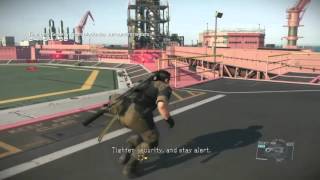 MGSV: FOB Intruder Fail (funny moment)