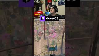 Rocket came outta NOWHERE | dukey03 on #Twitch