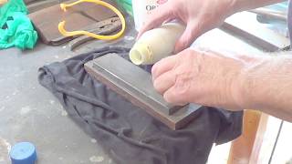 How To  Sharpen a Plane Blade (Workshop Series) #1