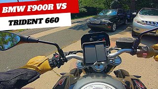 Comparing The BMW F900R To The Trident 660 - First Thoughts