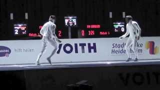 62. Heidenheimer Pokal - Semi-Final: Borel (FRA) vs Garozzo (ITA) part 1