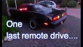 KITT final Remote control test in the evening