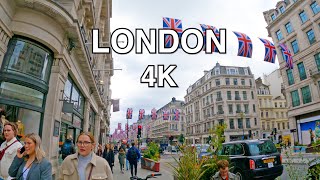 Regent Street | London | Walk | 4K