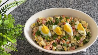 BEST Tuna Pasta Salad Recipe by Noor’s Channel #arabicrecipe #saladrecipe #newrecipe #tunasalad