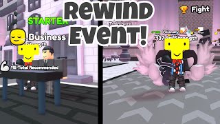 REWIND EVENT PART 1 IN ARM WRESTLE SIMULATOR late (roblox)