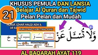 BELAJAR QURAN DAN TAJWID UNTUK PEMULA - CARA CEPAT DAN MUDAH