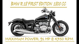 BMW R 18 First Edition  1800 CC  Power 91 HP @ 4750 rpm #bmwR18#bmw european #bmw