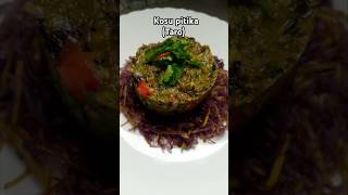 Kosu pitika recipe #taro green #heathlyfood #fyp  #shortsviral #trending 💚💚