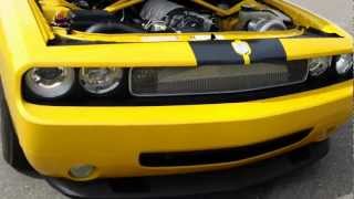 Canada Ron's Detonator Yellow Super Charged RACE Challenger at Spring Fest 7 March 2012