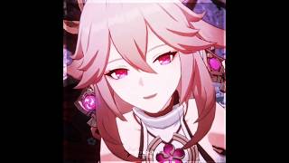 Yae Miko but with pink colors! || Yae Miko edit || #genshinimpact