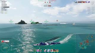 World of Warships Clan Battle (Season 27) “Asp” [4-FUN] vs [PABR] No "Detonation" Flag