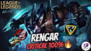 รีวิว Rengar สาย Critical 100%🔥 สุดยอดป่าตัวโกงประจำ Patch 5.3 | LOL WildRift