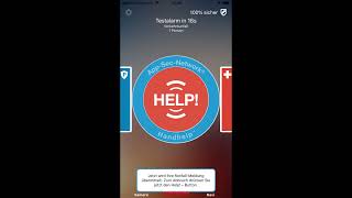 #shorts #video über HandHelp #Notruf App für #iOS - schnell und leicht erklärt @notruf-app-system