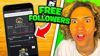 *FAST* Way to Get FREE Roblox Followers!