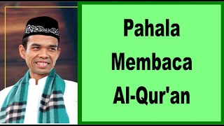 Tanya Jawab Ust. Abdul Somad - Pahala Membaca Al Qur'an | Dakwah Cyber