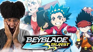 MY FIRST TIME WATCHING BEYBLADE BURST INTROS (2016-2023) | BEYBLADE OPENINGS