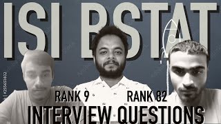 Interview Questions Asked At ISI BSTAT 2023 & How They Prepared and Cracked Both ISI & CMI?