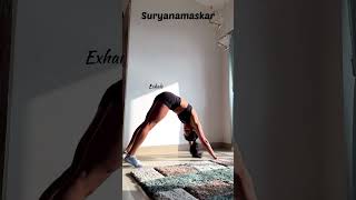 Suryanamaskar basic #breathing #homeworkout #fitness