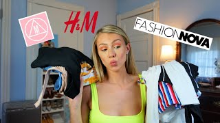 150 Dollar, Try On, Clothing Haul $$ #FashionNova #HM #Missguided