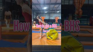 How to Get a BHS Pt 3/5 #gymnasticsskills #goalsetting #acrobatics #backhandspring