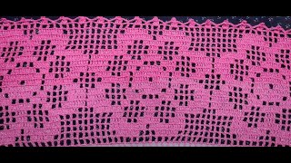 Puntilla #92 Hermosa de vuelta y vuelta,#crochet