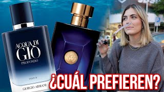 Acqua di Gio Profondo Parfum VS Versace Dylan Blue