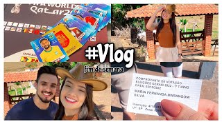 VLOG: FIM DE SEMANA NO SÍTIO, COMPREI FIGURINHA DA COPA, VOTEI PELA PRIMEIRA VEZ - Mah Marangoni