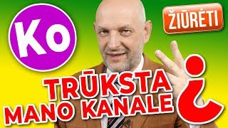 Ko trūksta mano kanale | Ar video ištrynimas atsilieps kanalo reitingui?