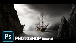 The ship !! How to Create Matt Painting !! Adobe Photoshop Edit !! 7studio777