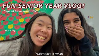 fun SENIOR YEAR day in my life (second semester high school)! fun & realistic high school vlog