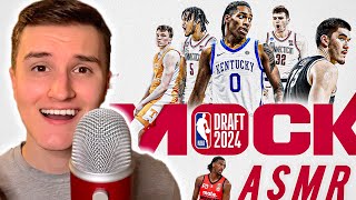 ASMR 2024 NBA Mock Draft 🏀💤 (whisper ramble)